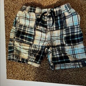 Specialty Baby plaid shorts 24M